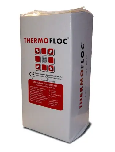 [5323] Thermofloc F - 14Kg - (+- afmetingen/zak) 380b x 780l x 270d